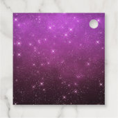 ハロウィーン誕生日パーティーウィッチパープル フェイバータグ (裏面)