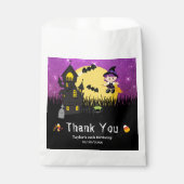 ハロウィーン誕生日パーティーウィッチパープル フェイバーバッグ (正面)