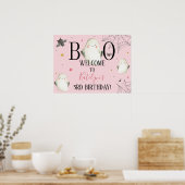ハロウィーン誕生日パーティーウェルカムサイン ポスター (キッチン)