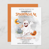 ハロウィーン誕生日パーティーキッズスポオクタキュラー幽霊 (正面/裏面)