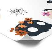 ハロウィーン誕生日パーティーサインを扱う ポスター (角)