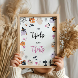 ハロウィーン誕生日パーティーサインを扱う ポスター