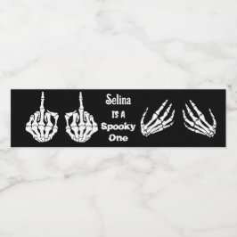 ハロウィーン誕生日パーティースケルトンハロウィーン ペットボトルラベル