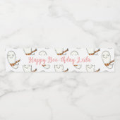 ハロウィーン誕生日パーティーデコレーション ペットボトルラベル (シングルラベル)