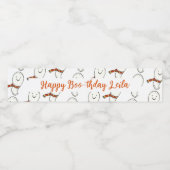 ハロウィーン誕生日パーティーデコレーション ペットボトルラベル (シングルラベル)