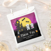 ハロウィーン誕生日パーティーミムミピンク フェイバーバッグ (クリップ留めされた状態)