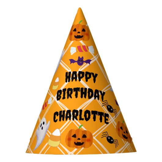 ハロウィーン誕生日パーティー帽子 パーティーハット (正面)