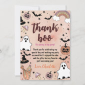 ハロウィーン誕生日パーティー サンキューカード (正面)