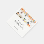 ハロウィーン誕生日パーティー スタンダードカクテルナプキン (角)