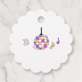 ハロウィーン誕生日パーティー | ダンス不気味フロア幽霊 フェイバータグ (裏面)