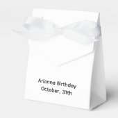 ハロウィーン誕生日パーティー | パンプキミニマルンデザイン フェイバーボックス (正面サイド)