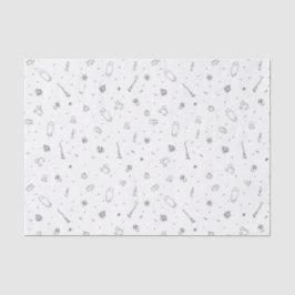 ハロウィーン誕生日パーティー | ミニマル幽霊デザイン 薄葉紙