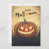 ハロウィーン誕生日パーティー 招待状 (裏面)