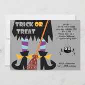ハロウィーン誕生日パーティー 招待状 (正面)