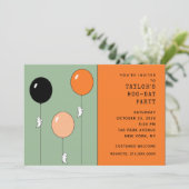 ハロウィーン誕生日パーティー 招待状 (スタンド正面)