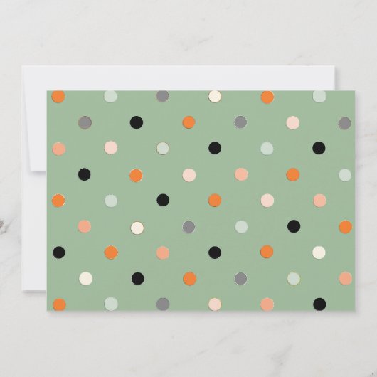 ハロウィーン誕生日パーティー 招待状 (裏面)