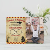 ハロウィーン誕生日フォト招待状 招待状 (スタンド正面)