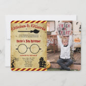 ハロウィーン誕生日フォト招待状 招待状 (正面)