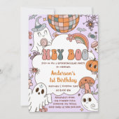 ハロウィーン誕生日ヘイブブバースデーパーティー 招待状 (正面)