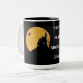 ハロウィーン誕生日マグ ツートーンマグカップ (正面左)