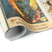 ハロウィーン誕生日ヴィンテージカード ラッピングペーパー (ロールコーナー)