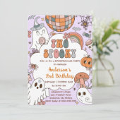 ハロウィーン誕生日不気味2パーティー 招待状 (スタンド正面)