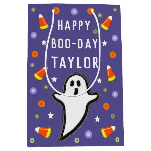 ハロウィーン誕生日抱き枕 ミディアムペーパーバッグ (正面)