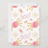 ハロウィーン誕生日招待状テンプレート 招待状 (裏面)