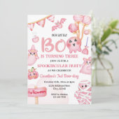 ハロウィーン誕生日招待状テンプレート 招待状 (スタンド正面)