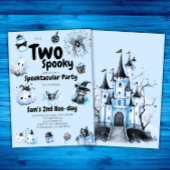 ハロウィーン誕生日招待状ボーイズ不気味2位 招待状