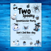 ハロウィーン誕生日招待状ボーイズ不気味2位 招待状