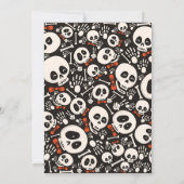 ハロウィーン誕生日招待状 招待状 (裏面)