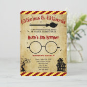 ハロウィーン誕生日招待状 招待状 (スタンド正面)