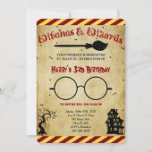 ハロウィーン誕生日招待状 招待状 (正面)