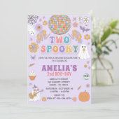 ハロウィーン誕生日招待状、編集可能ハロウィーン 招待状 (スタンド正面)