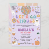 ハロウィーン誕生日招待状、編集可能ハロウィーン 招待状 (正面/裏面)