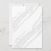 ハロウィーン誕生日衣装パーティの招待状 招待状 (裏面)