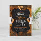 ハロウィーン誕生日衣装パーティー 招待状 (スタンド正面)