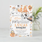 ハロウィーン誕生日衣装パーティー 招待状 (スタンド正面)