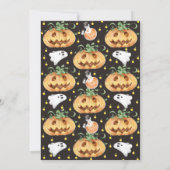 ハロウィーン誕生日衣装パーティー 招待状 (裏面)