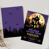 ハロウィーン誕生日衣装パーティー 招待状