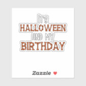 ハロウィーン誕生日31日10月 シール (シート)