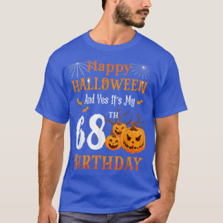 ハロウィーン誕生日68歳68thパパナポンプ tシャツ