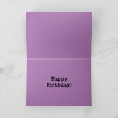 ハロウィーン誕生日 カード (内部)