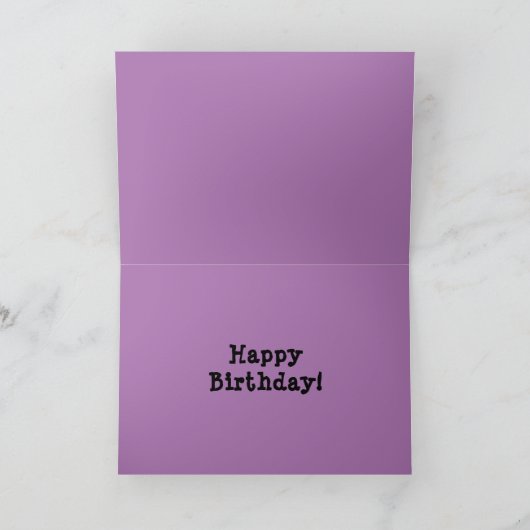 ハロウィーン誕生日 カード (内部)