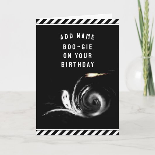 ハロウィーン誕生日 カード (正面)