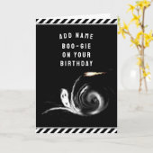 ハロウィーン誕生日 カード (黄色い花)