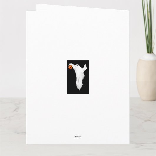 ハロウィーン誕生日 カード (裏面)