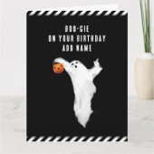 ハロウィーン誕生日 カード (正面)
