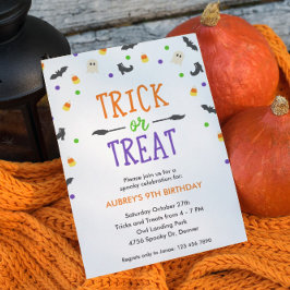 ハロウィーン誕生日 |不気味お祝い |パーティー 招待状